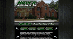 Desktop Screenshot of hayesconstructionandson.com